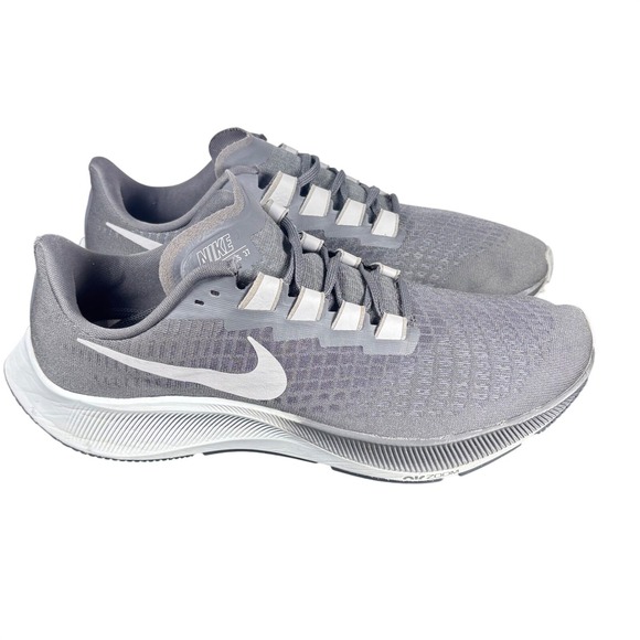 Nike Other - Nike Zoom Pegasus 37 Gray Mesh Running Athletic Sneakers Comfort Sporty Mens 12